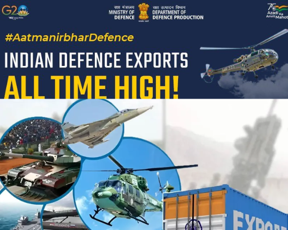 India’s Defence Exports Record High