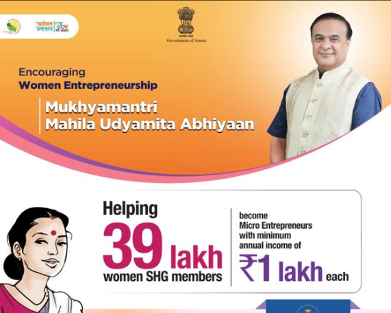 Assam Launches Mukhya Mantri Mahila Udyamita Abhiyan