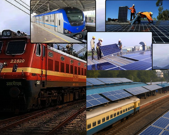 Rajasthan Leads in Solar Installations at Indian Railway Stations