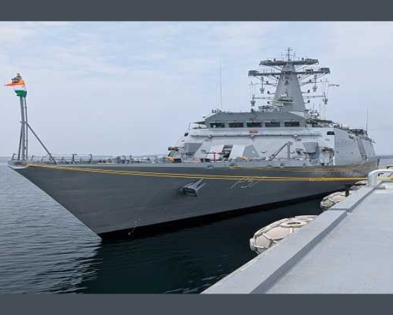INS Sunayna - Mission IOS SAGAR flagged off