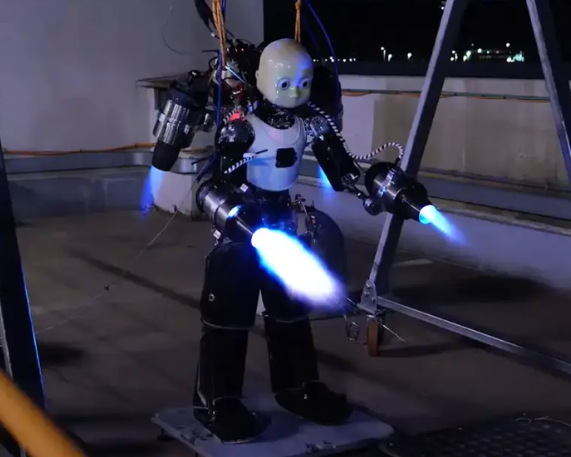 iRonCub3: World’s First Jet-Powered Flying Humanoid Robot