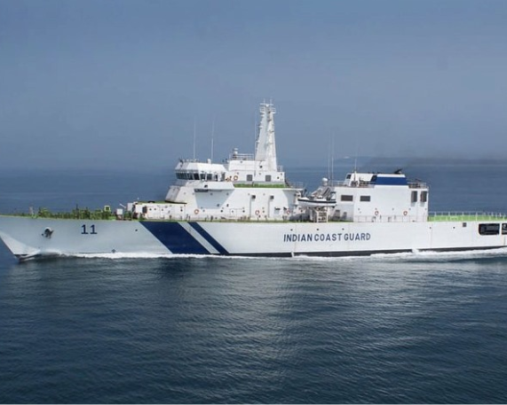 Indian Coast Guard Inducts FPV ‘Adamya’ under 8-FPV Project