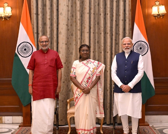 C. P. Radhakrishnan Sworn in as 15th Vice President of India