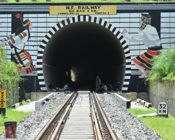 Bairabi–Sairang Railway Line Connects Aizawl