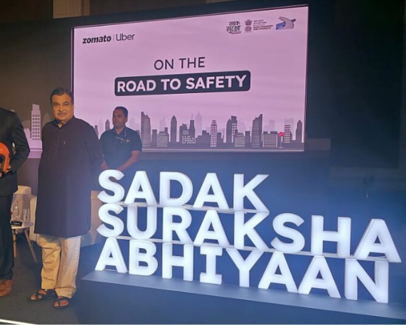 MoRTH Collaborates with Zomato & Uber for Road Safety Initiative