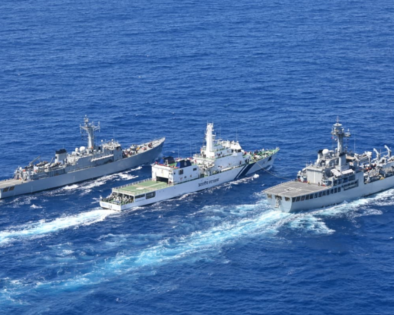 Indian Navy’s First Training Squadron Sails for Southeast Asia