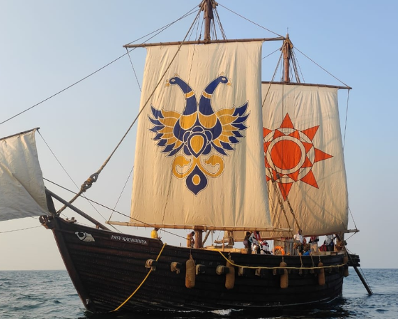 INSV Kaundinya: Indian Navy’s Heritage Vessel Sets Sail