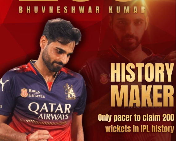Bhuvneshwar Kumar: First Fast Bowler to 200 IPL Wickets