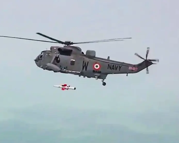 DRDO & Indian Navy Conduct Maiden Launch of NASM-SR