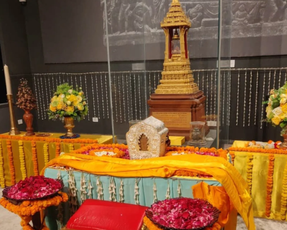 Sacred Holy Relics of Tathagata Buddha Arrive in Leh