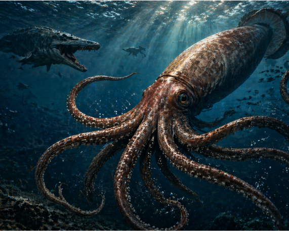 Nanaimoteuthis haggarti: ‘Cretaceous Kraken’ Giant Octopus