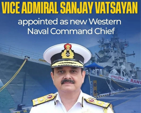  Vice Admiral Sanjay Vatsayan: New Chief of Western Naval Command