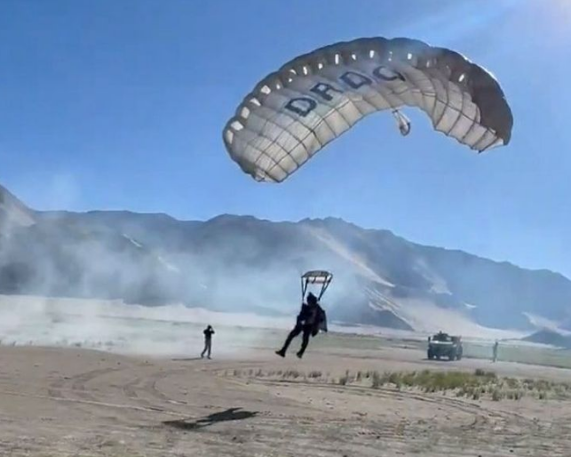 DRDO Successfully Tests Indigenous MCPS Parachute System in Ladakh