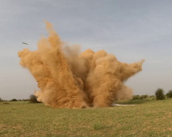 IAF Tests Long-Range Glide Bomb Khagantak-243