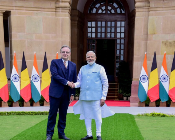 India and Belgium Agree to Double Bilateral Trade in Five Years
