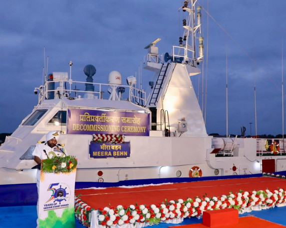 Indian Coast Guard Decommissions Two Sarojini Naidu-Class FPVs