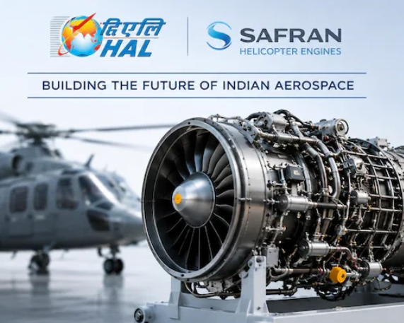 HAL–Safran to Develop India’s First High-Power Helicopter Engine